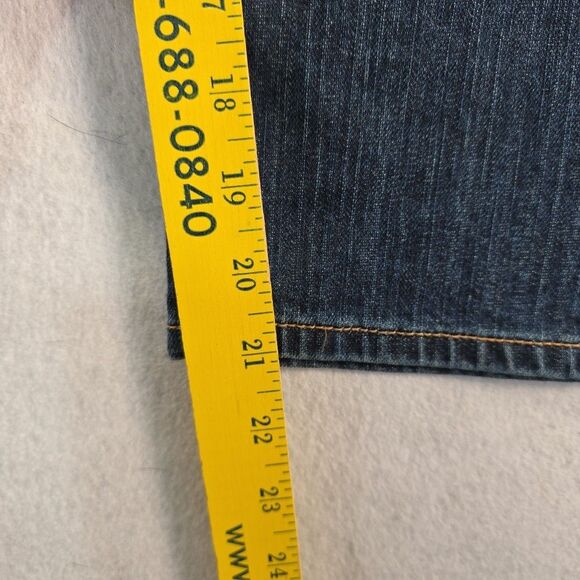 Old Navy At Waist Cropped Capri Jeans Women's size 8 Stretch Peddle Pushers - Picture 7 of 10